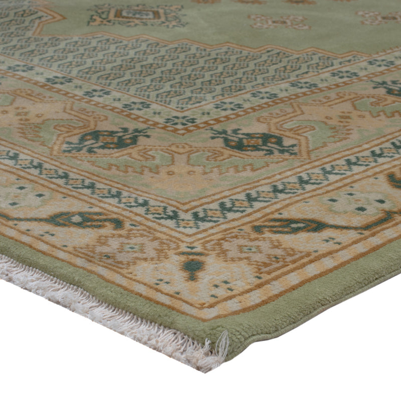 Perserteppich - Nomadic - 227 x 145 cm - hellgrün