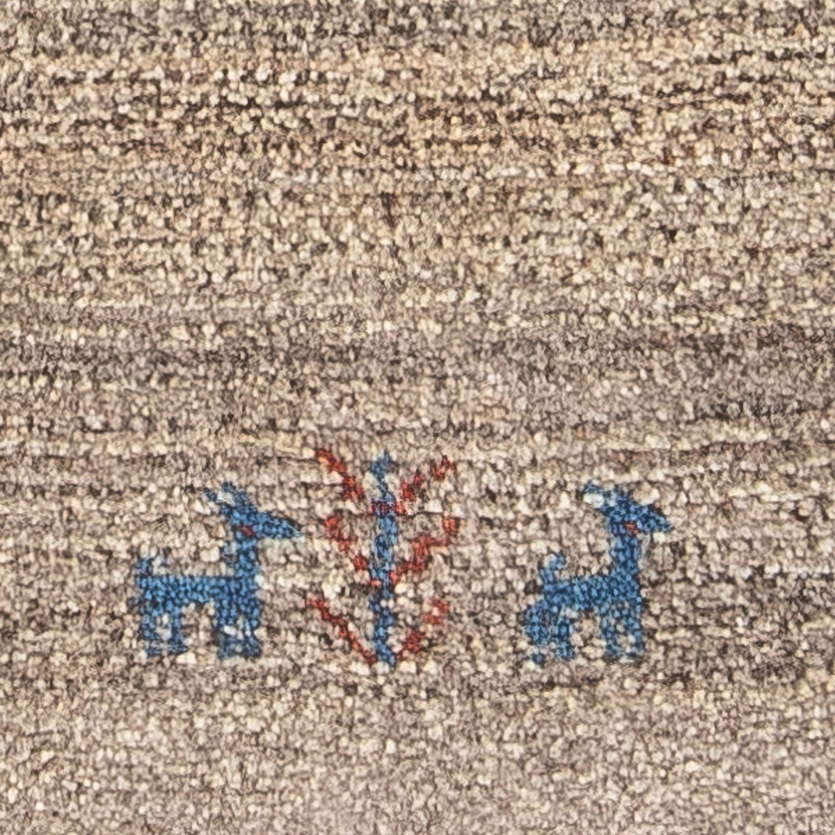 Gabbeh Teppich - Perser - 86 x 57 cm - natur