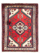 Perserteppich - Nomadic - 90 x 65 cm - rot