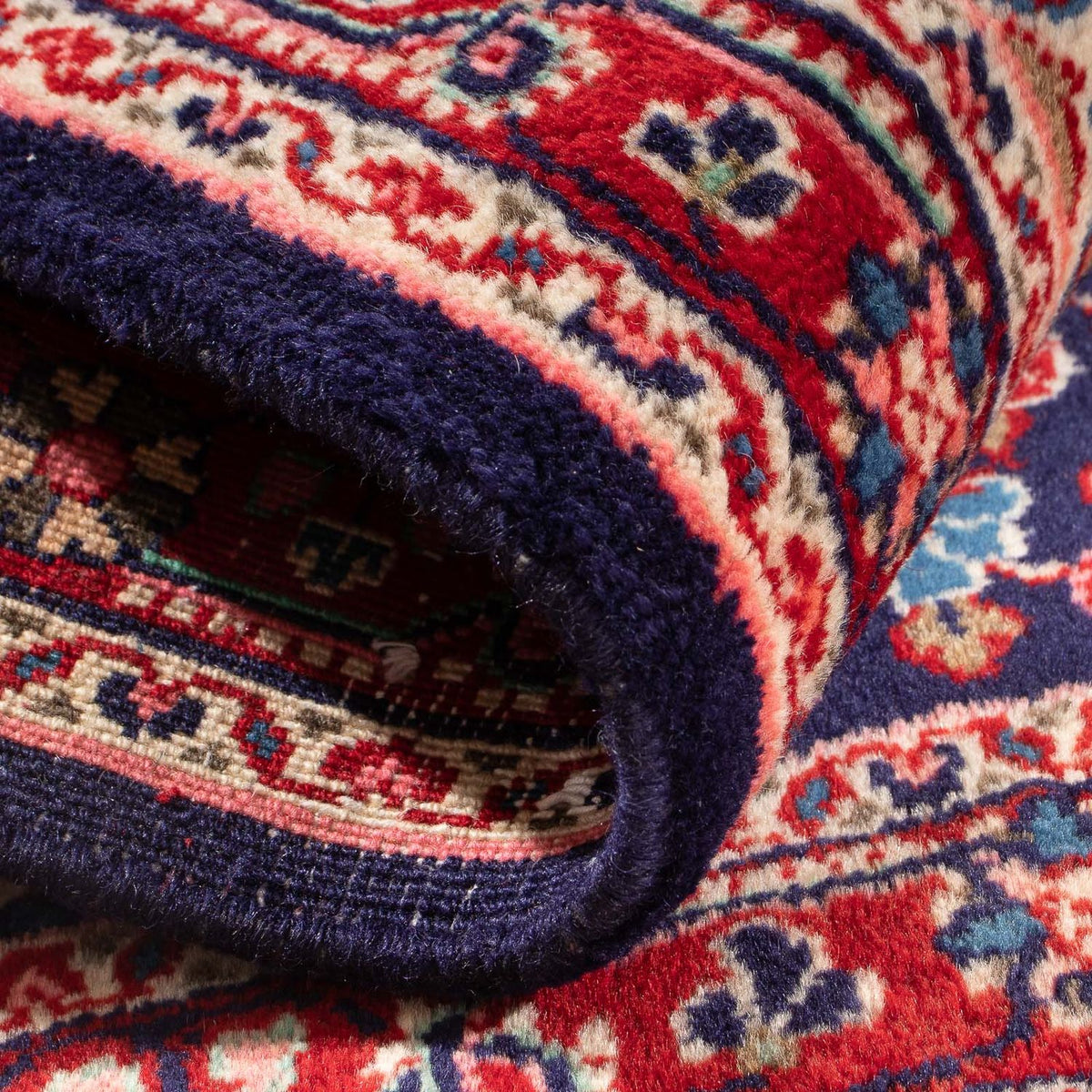 Perserteppich - Nomadic - 88 x 69 cm - dunkelblau