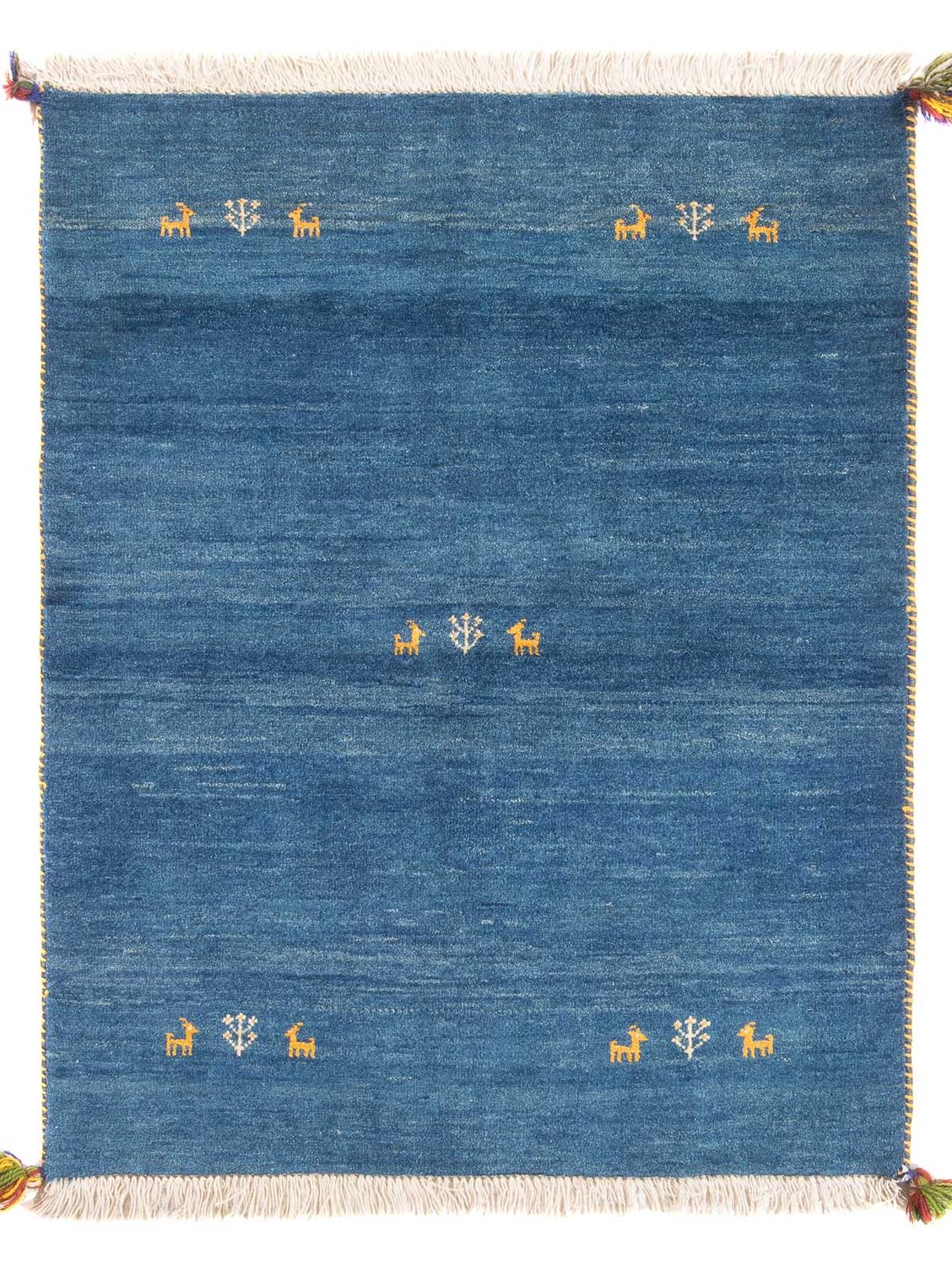 Gabbeh Teppich - Perser - 145 x 106 cm - blau