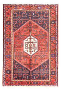 Perserteppich - Nomadic - 194 x 131 cm - rot
