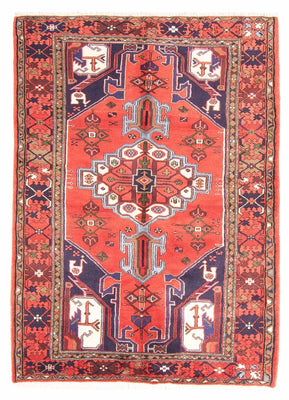 Perserteppich - Nomadic - 185 x 135 cm - rot