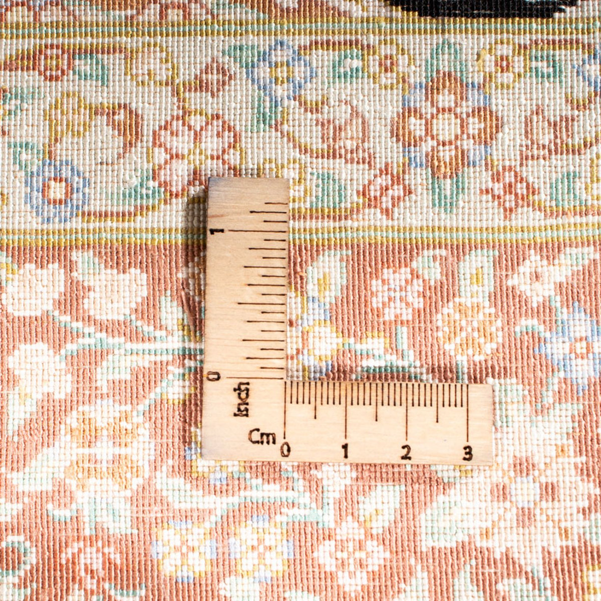 Seidenteppich - Ghom Seide - Premium - 154 x 101 cm - dunkelblau