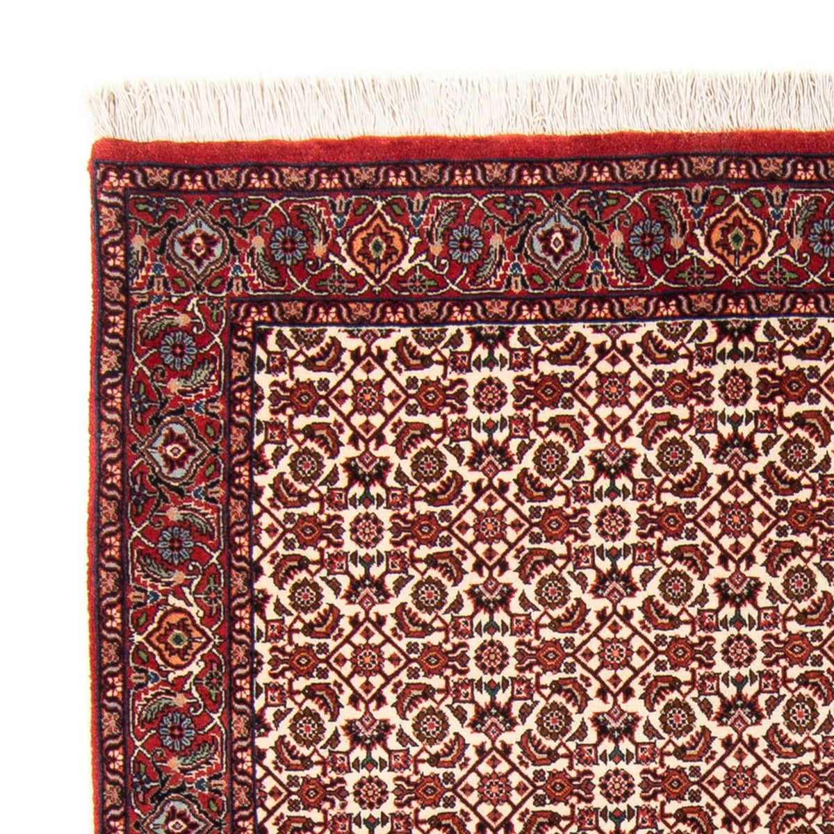 Bidjar - Takab Teppich 110x181cm - Perserteppich - beige