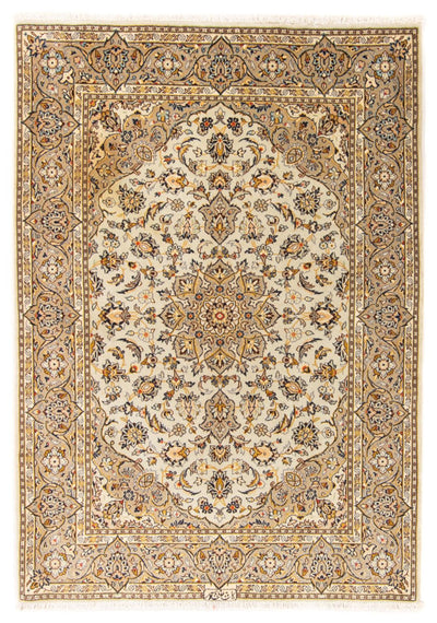 Keshan Teppich 118x171cm - Perserteppich - beige