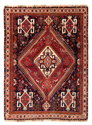 Perserteppich - Nomadic - 156 x 114 cm - rot