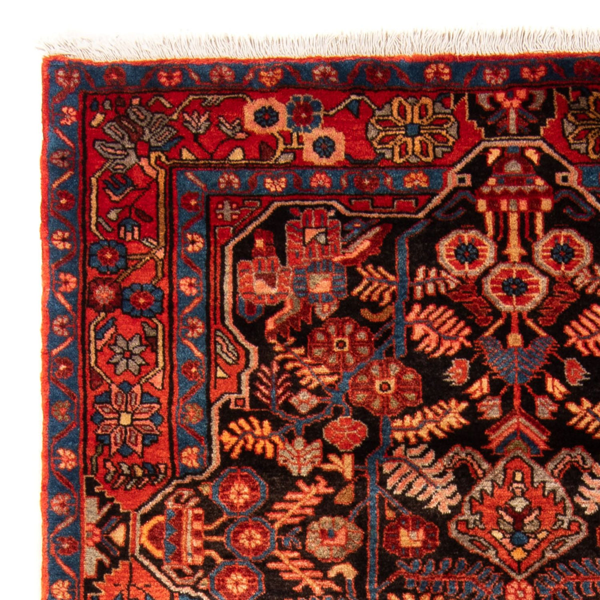 Perserteppich - Nomadic - 196 x 122 cm - dunkelblau