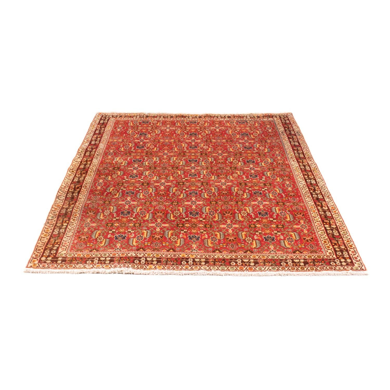Gabbeh Teppich - Kaschkuli Perser - 192 x 130 cm - rot
