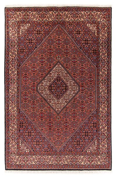 Bidjar - Takab Teppich 160x214cm - Perserteppich - rot