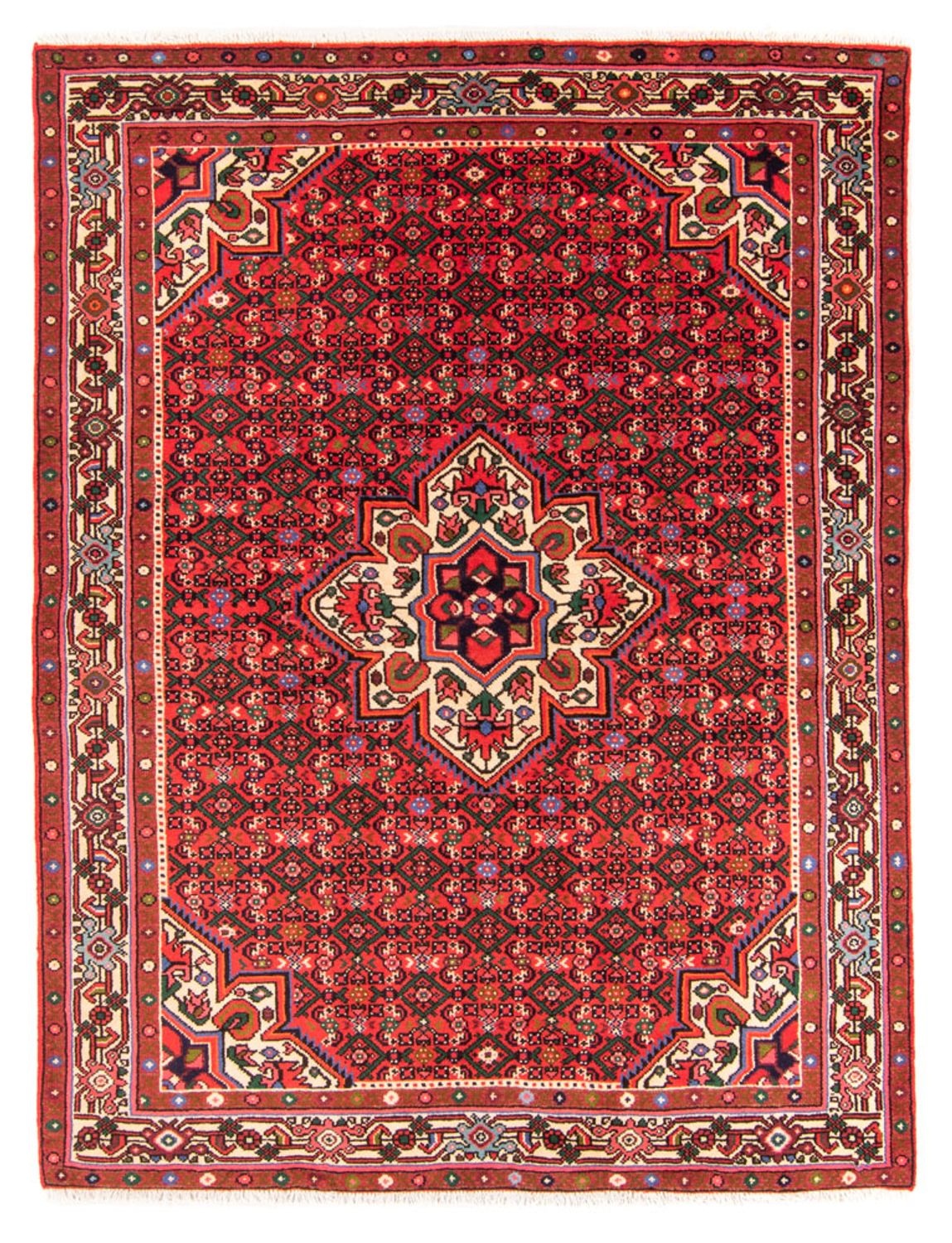 Perserteppich - Nomadic - 204 x 152 cm - rot