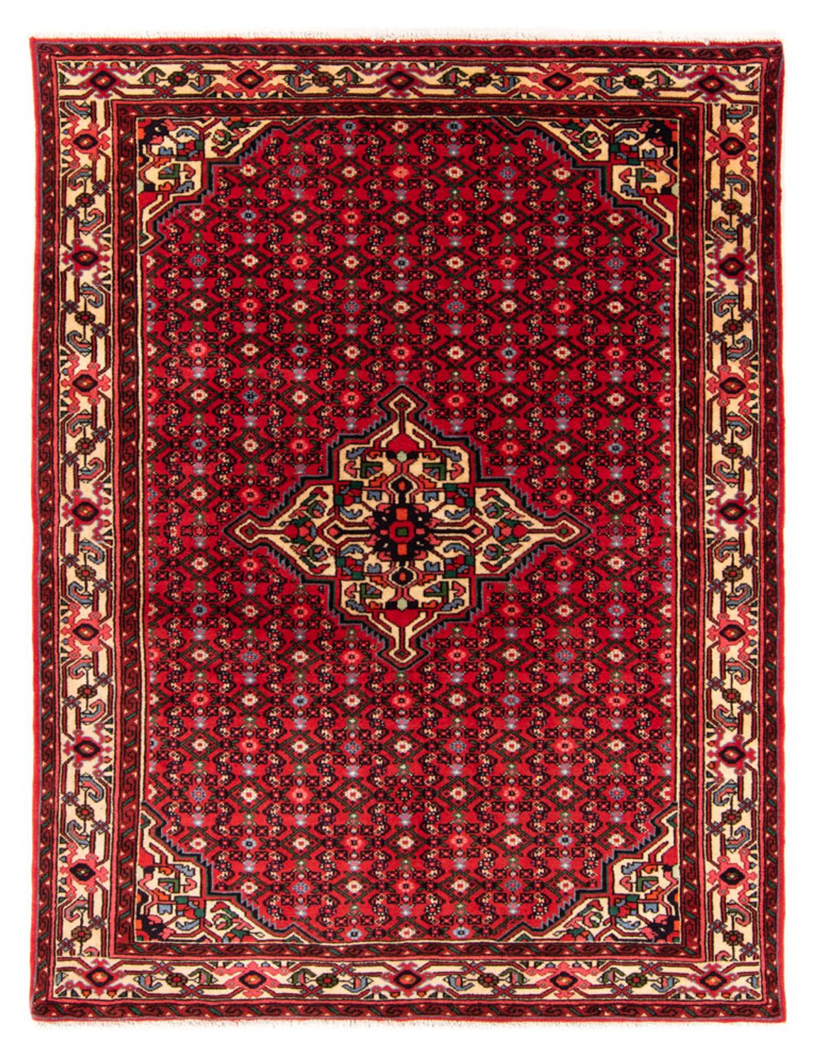 Perserteppich - Nomadic - 207 x 154 cm - rot