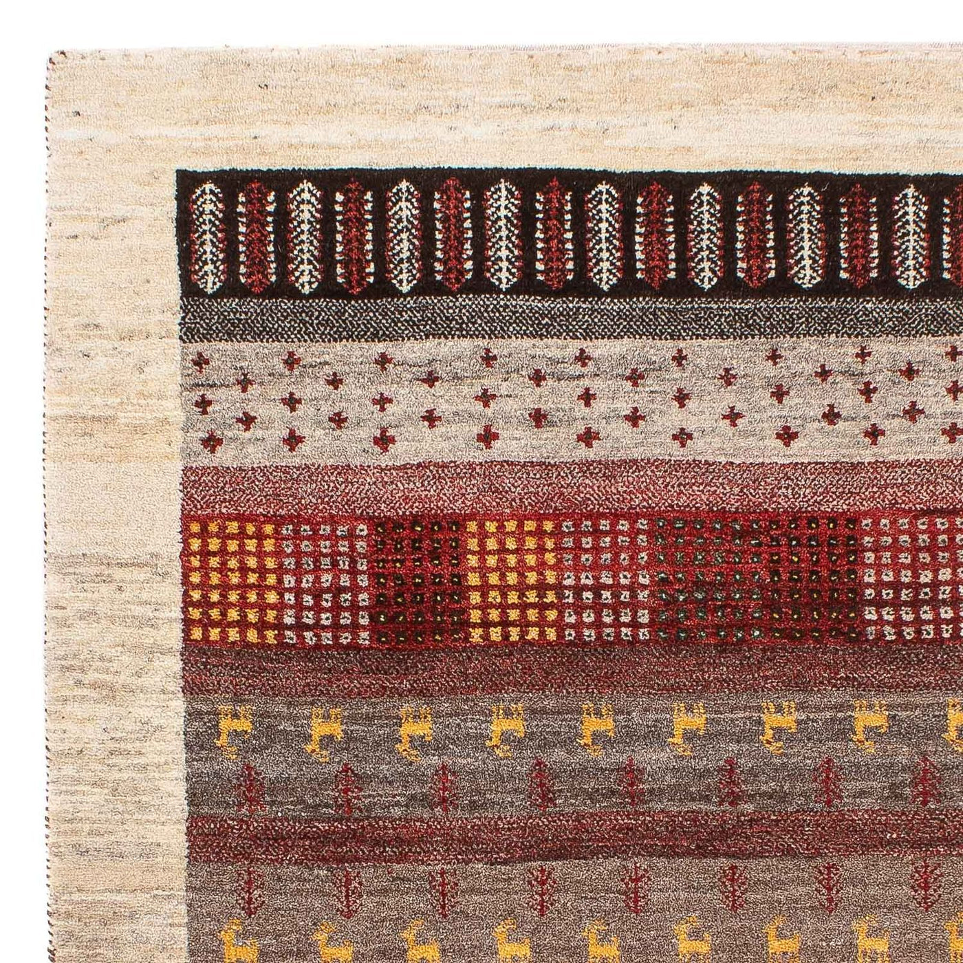 Gabbeh Teppich - Loribaft Perser - 128 x 84 cm - mehrfarbig