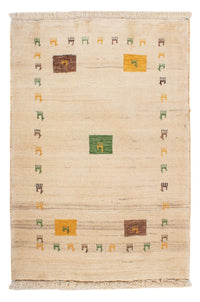 Gabbeh Teppich - Loribaft Perser - 123 x 85 cm - mehrfarbig