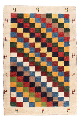 Gabbeh Teppich - Perser - 125 x 86 cm - mehrfarbig