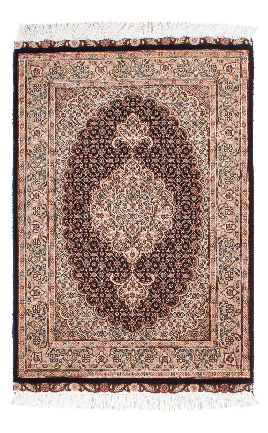 Perserteppich - Täbriz - Royal - 95 x 60 cm - dunkelblau