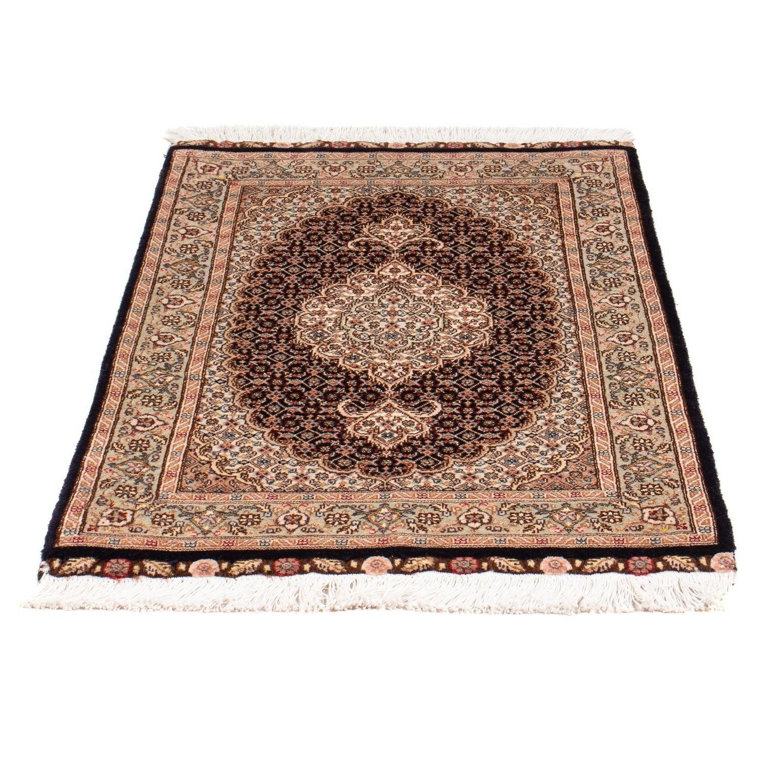 Perserteppich - Täbriz - Royal - 95 x 60 cm - dunkelblau