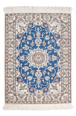 Perserteppich - Nain - Royal - 95 x 67 cm - blau