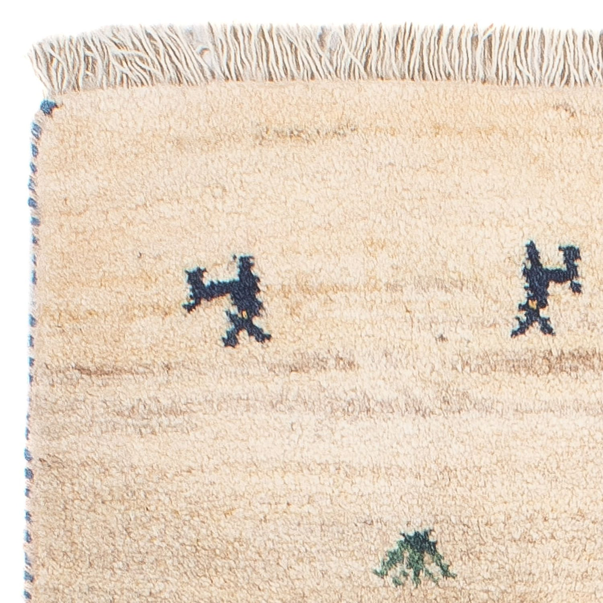 Gabbeh Teppich - Perser - 60 x 40 cm - beige