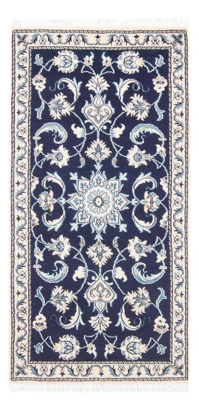 Nain Teppich 67x135cm - Perserteppich - dunkelblau