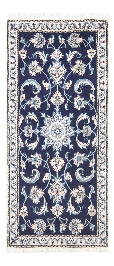Nain Teppich 67x134cm - Perserteppich - dunkelblau