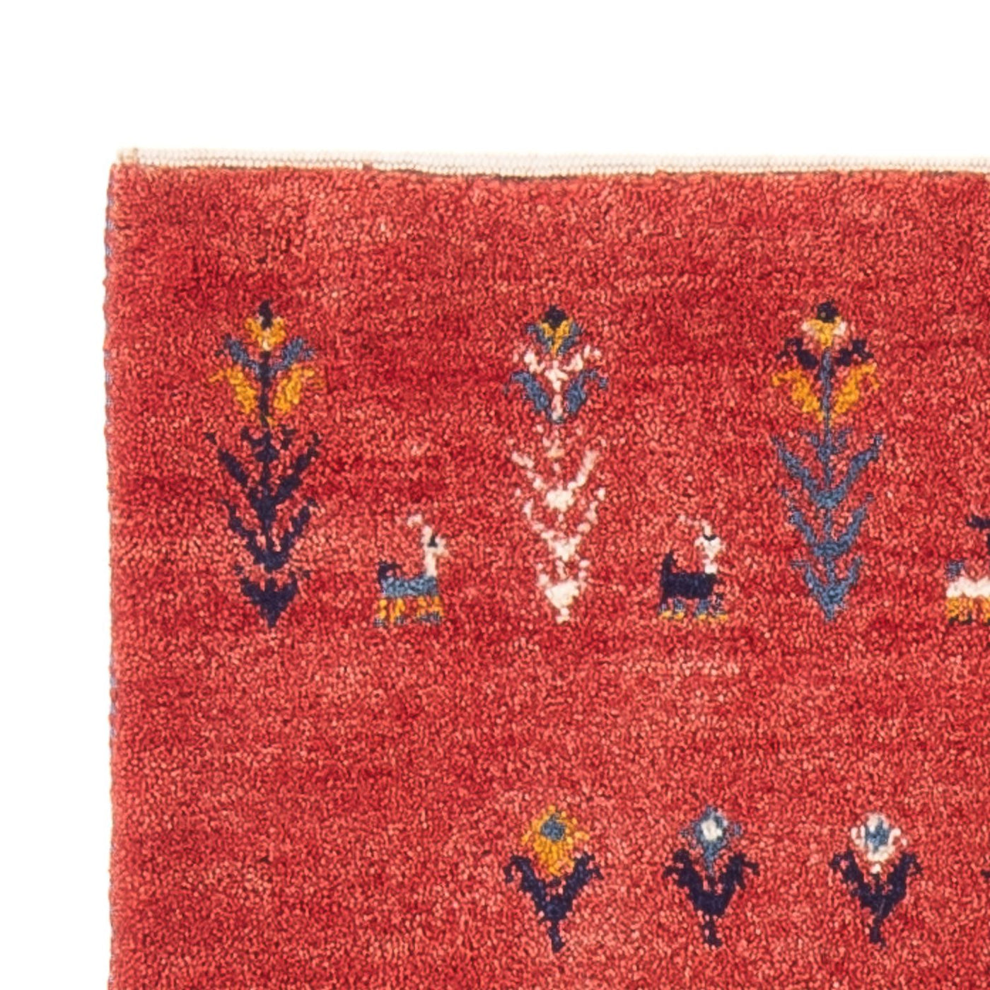 Gabbeh Persisch Teppich 123x83cm - Perserteppich Wollteppich