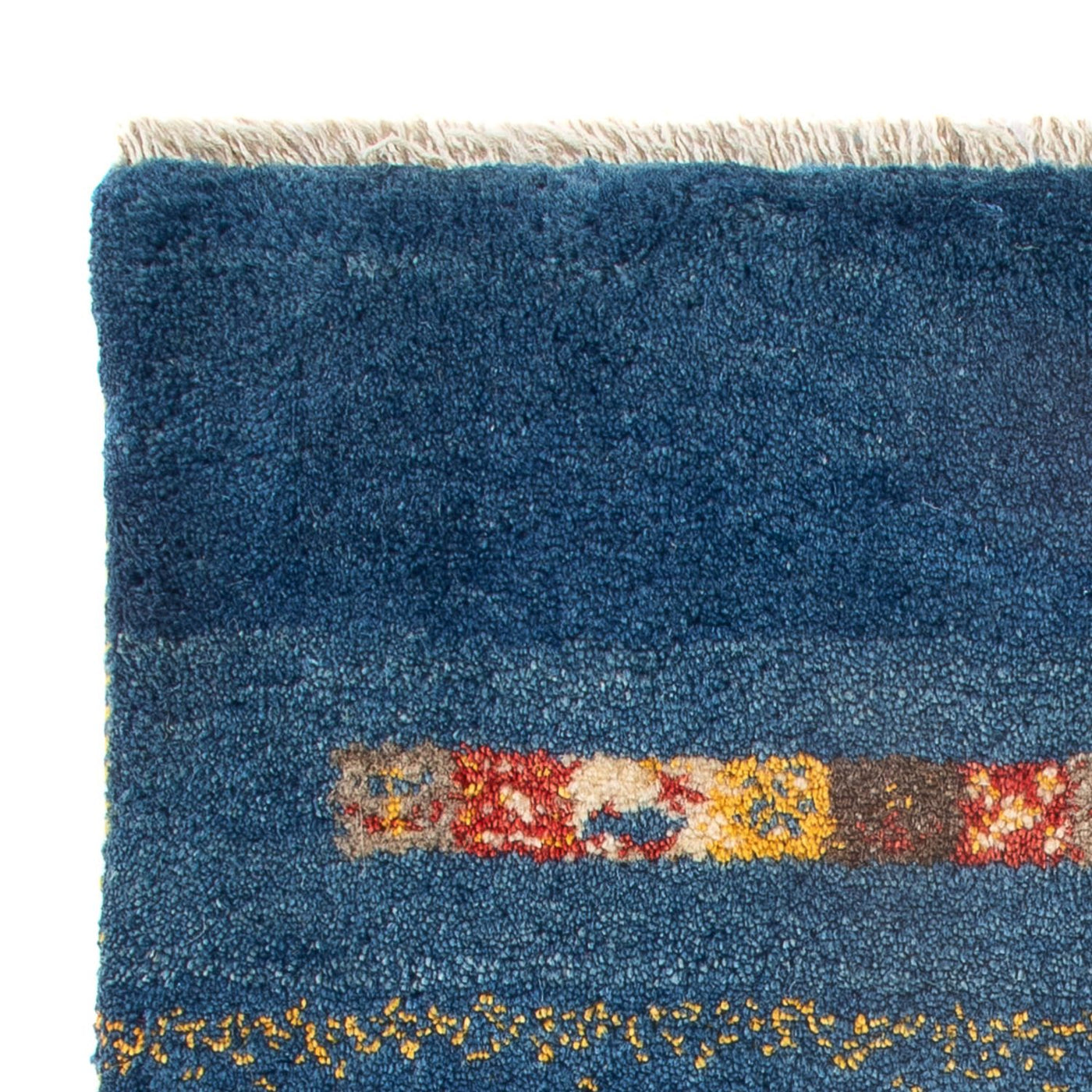Gabbeh Persisch Teppich 87x63cm - Perserteppich Wollteppich