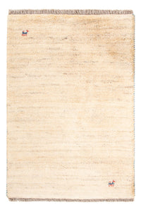 Gabbeh Teppich - Perser - 86 x 60 cm - hellbeige