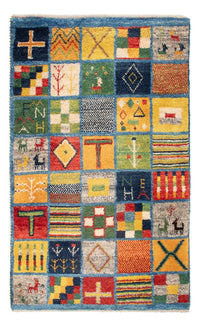 Gabbeh Teppich - Perser - 98 x 61 cm - mehrfarbig