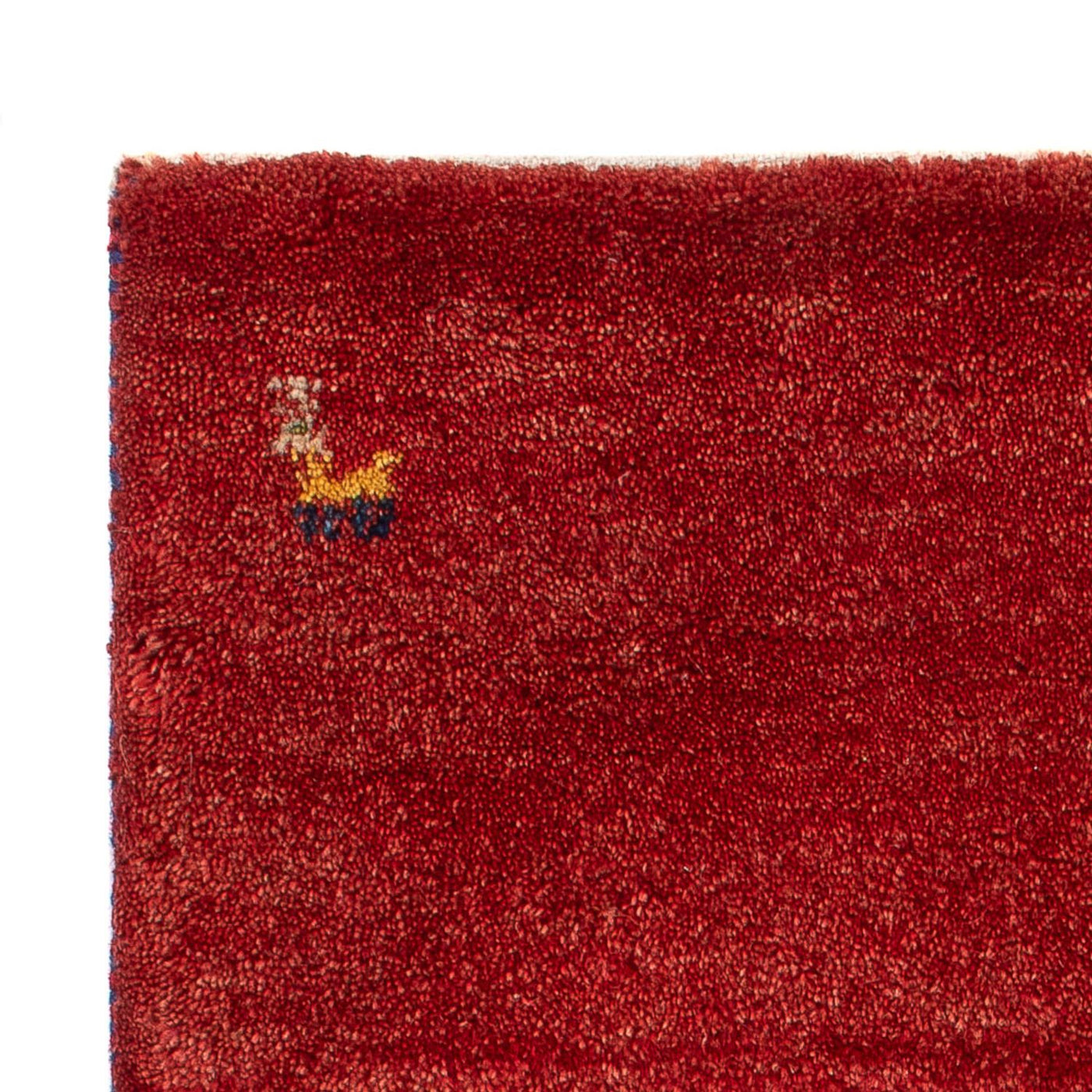 Gabbeh Persisch Teppich 90x62cm - Perserteppich Wollteppich