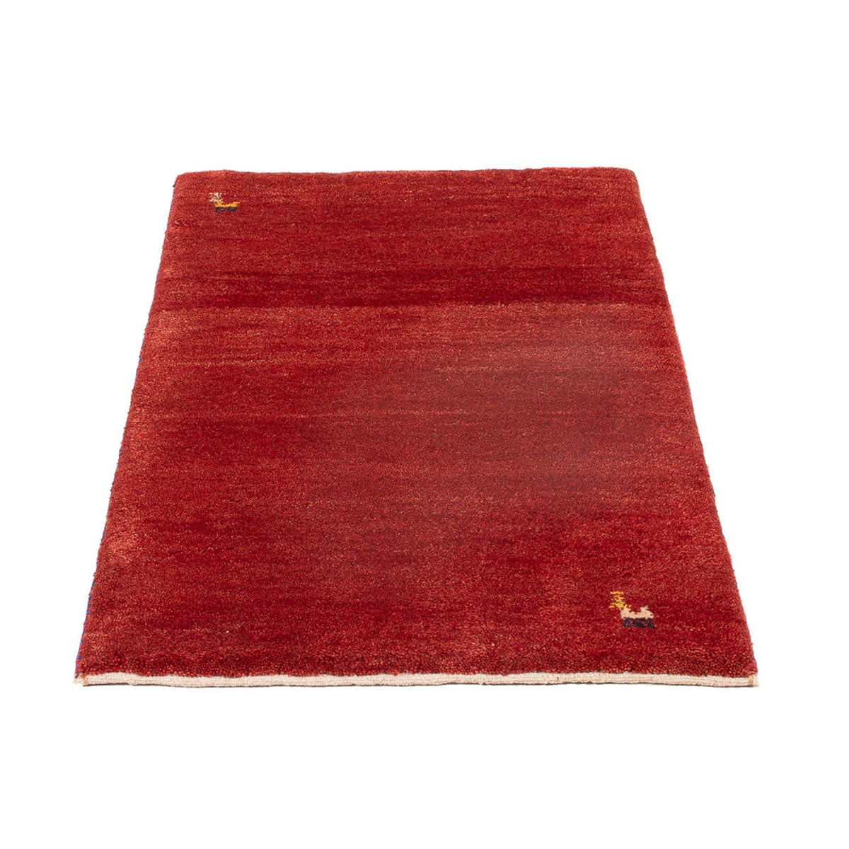 Gabbeh Teppich - Perser - 90 x 62 cm - rot