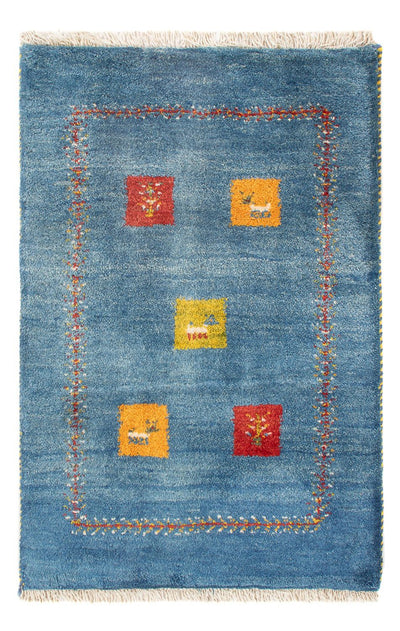 Gabbeh Persisch Teppich 59x87cm - Perserteppich Wollteppich