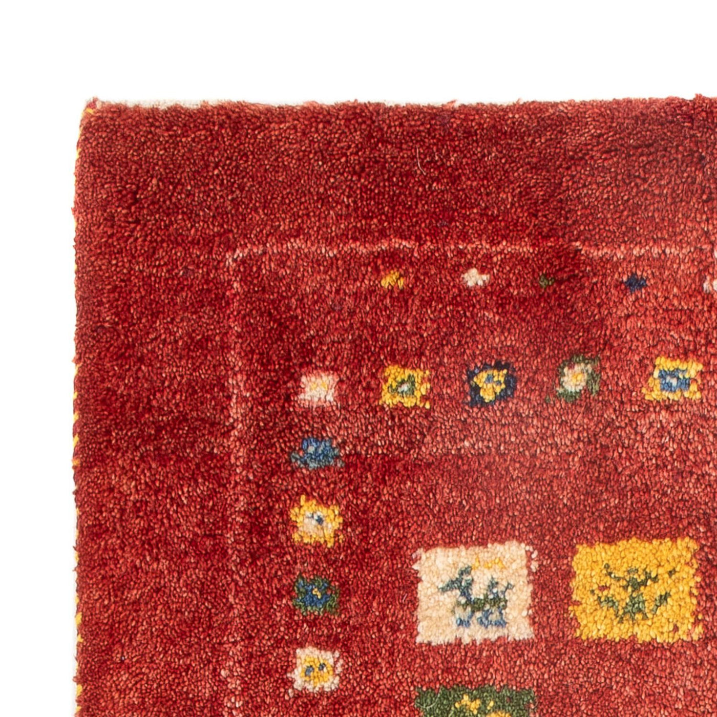 Gabbeh Persisch Teppich 88x59cm - Perserteppich Wollteppich