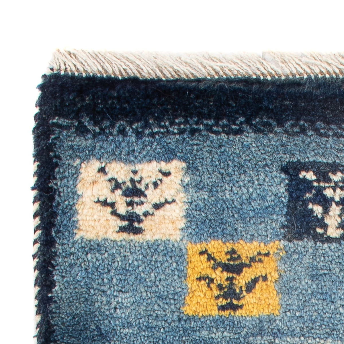 Gabbeh Teppich - Perser - 60 x 40 cm - mehrfarbig