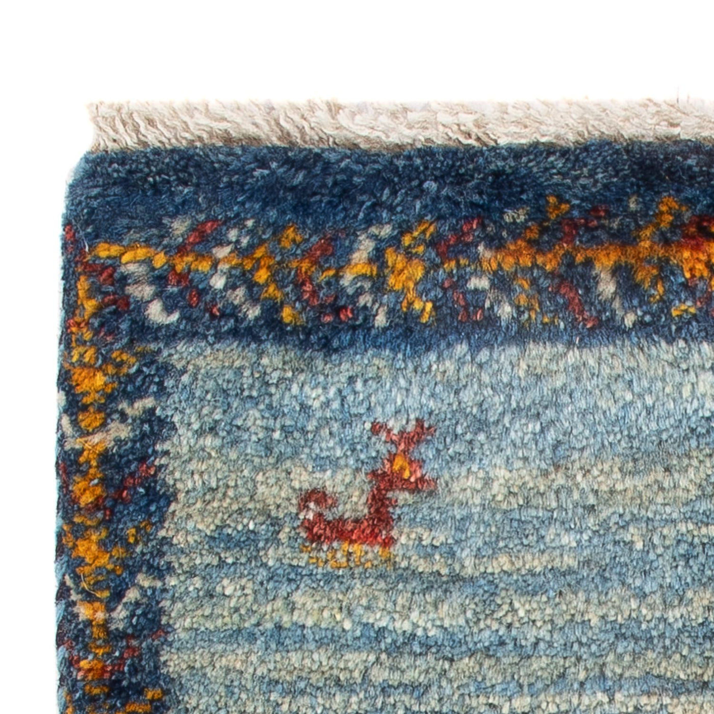 Gabbeh Persisch Teppich 60x40cm - Perserteppich Wollteppich