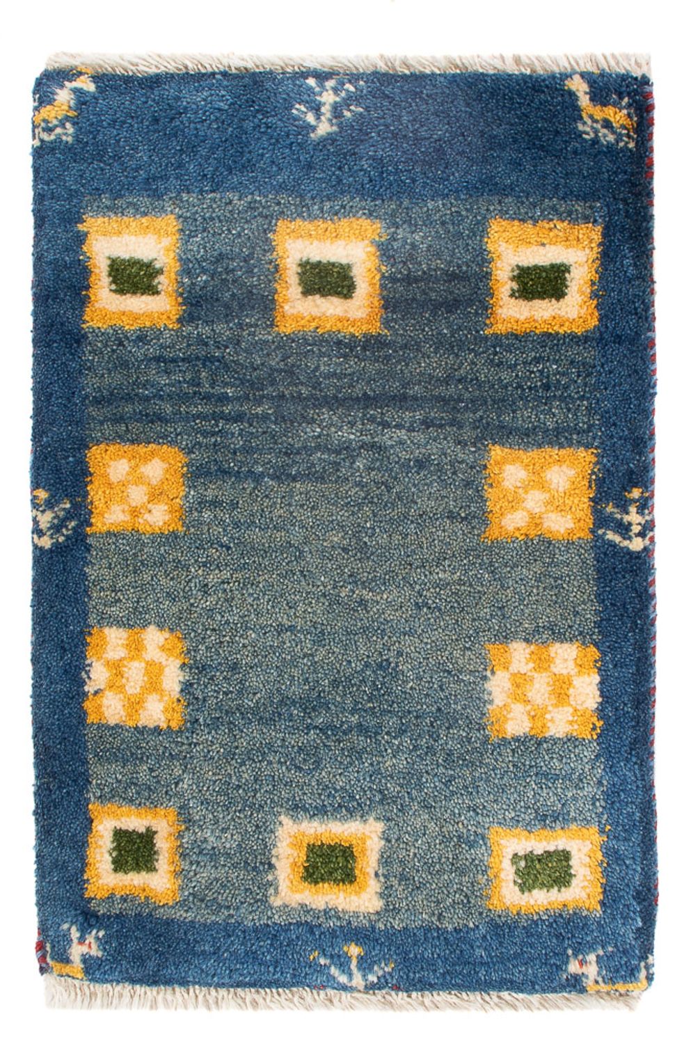 Gabbeh Teppich - Perser - 60 x 40 cm - mehrfarbig
