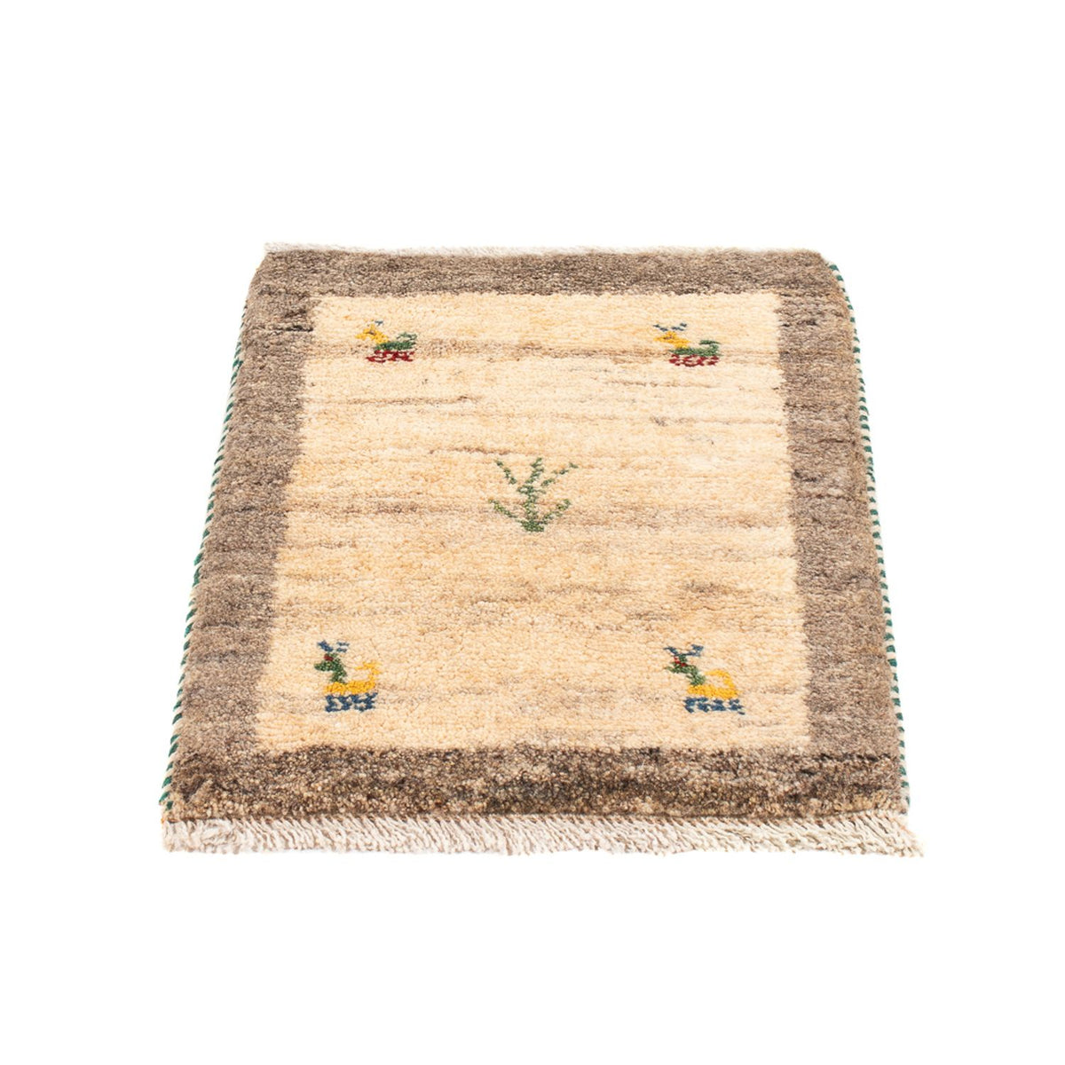 Gabbeh Teppich - Perser - 60 x 40 cm - beige