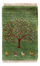 Gabbeh Persisch Teppich 60x40cm - Perserteppich Wollteppich