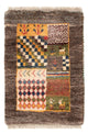 Gabbeh Teppich - Perser - 60 x 40 cm - mehrfarbig