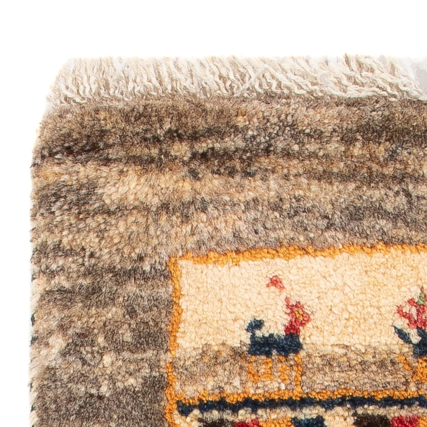 Gabbeh Persisch Teppich 60x40cm - Perserteppich Wollteppich