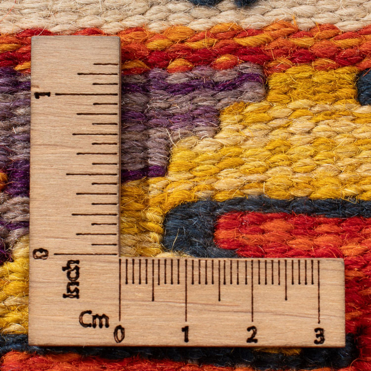 Kelim Teppich - Splash - 60 x 40 cm - mehrfarbig