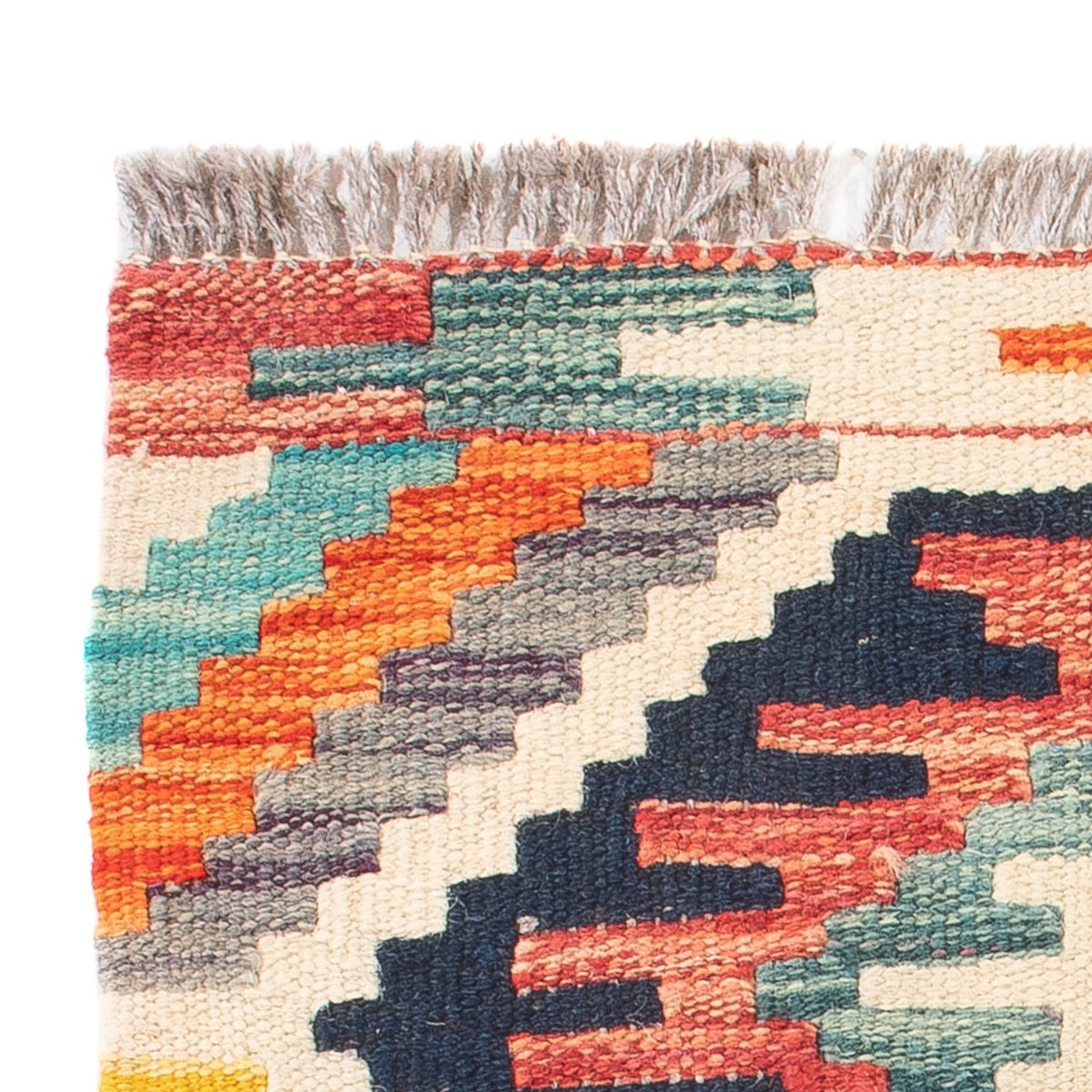 Kelim Teppich - Splash - 60 x 40 cm - mehrfarbig