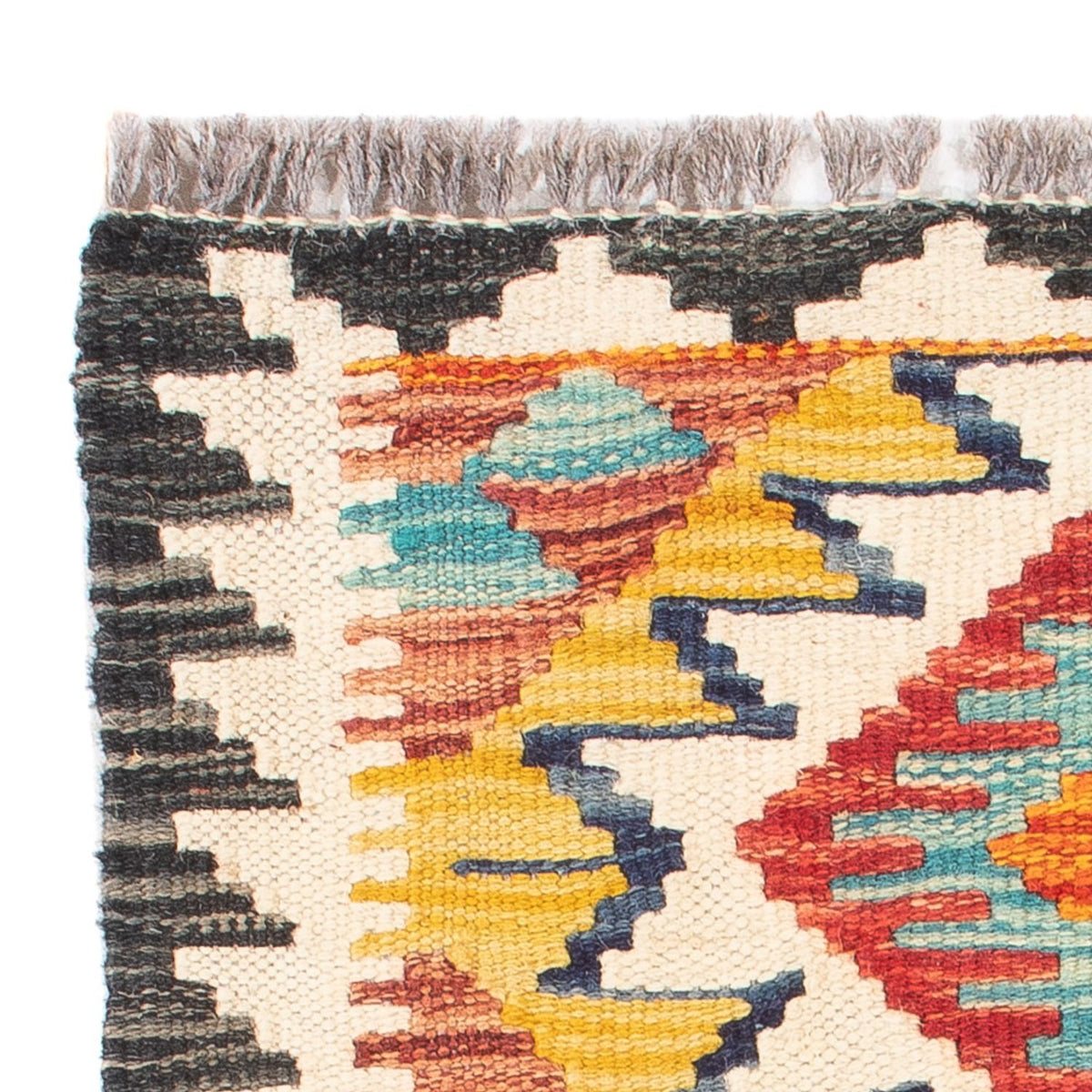 Kelim Teppich - Splash - 60 x 40 cm - mehrfarbig