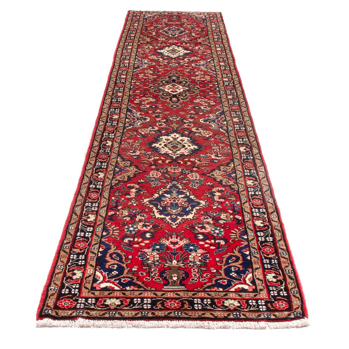 Läufer Perser - Nomadic - 410 x 82 cm - rot