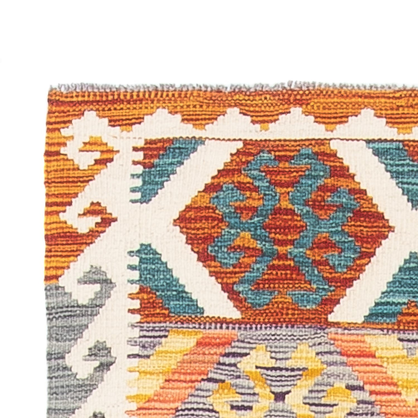Kelim Maimene Teppich 294x82cm