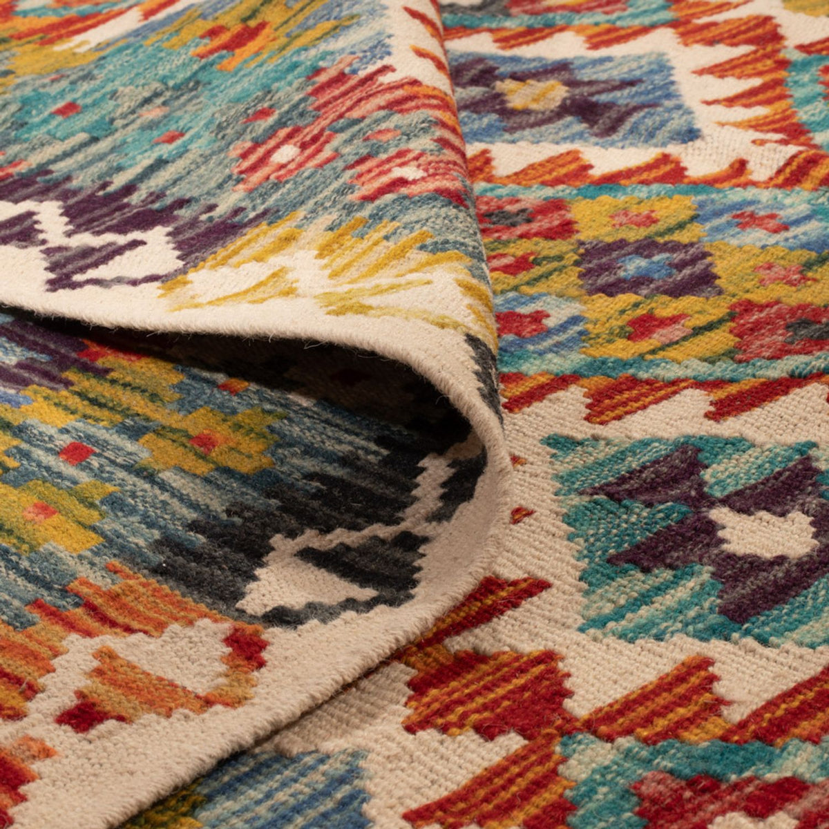 Kelim Teppich - Splash - 245 x 172 cm - mehrfarbig