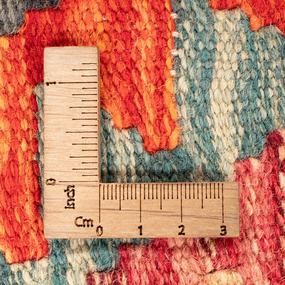 Läufer Kelim - Splash - 244 x 79 cm - mehrfarbig