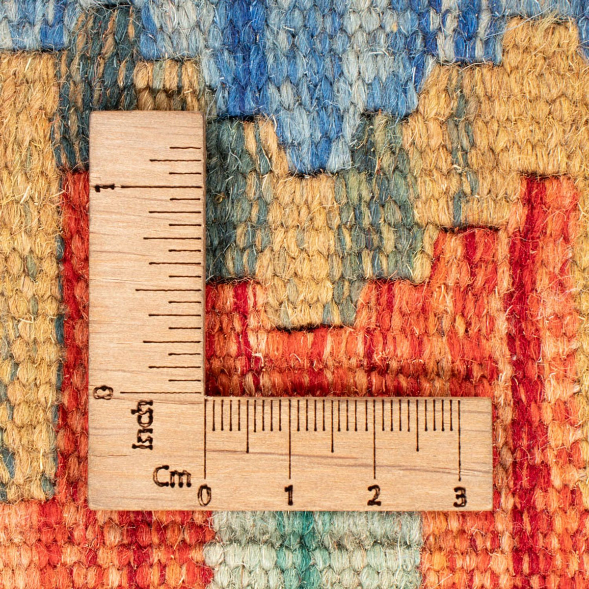 Läufer Kelim - Splash - 255 x 82 cm - mehrfarbig