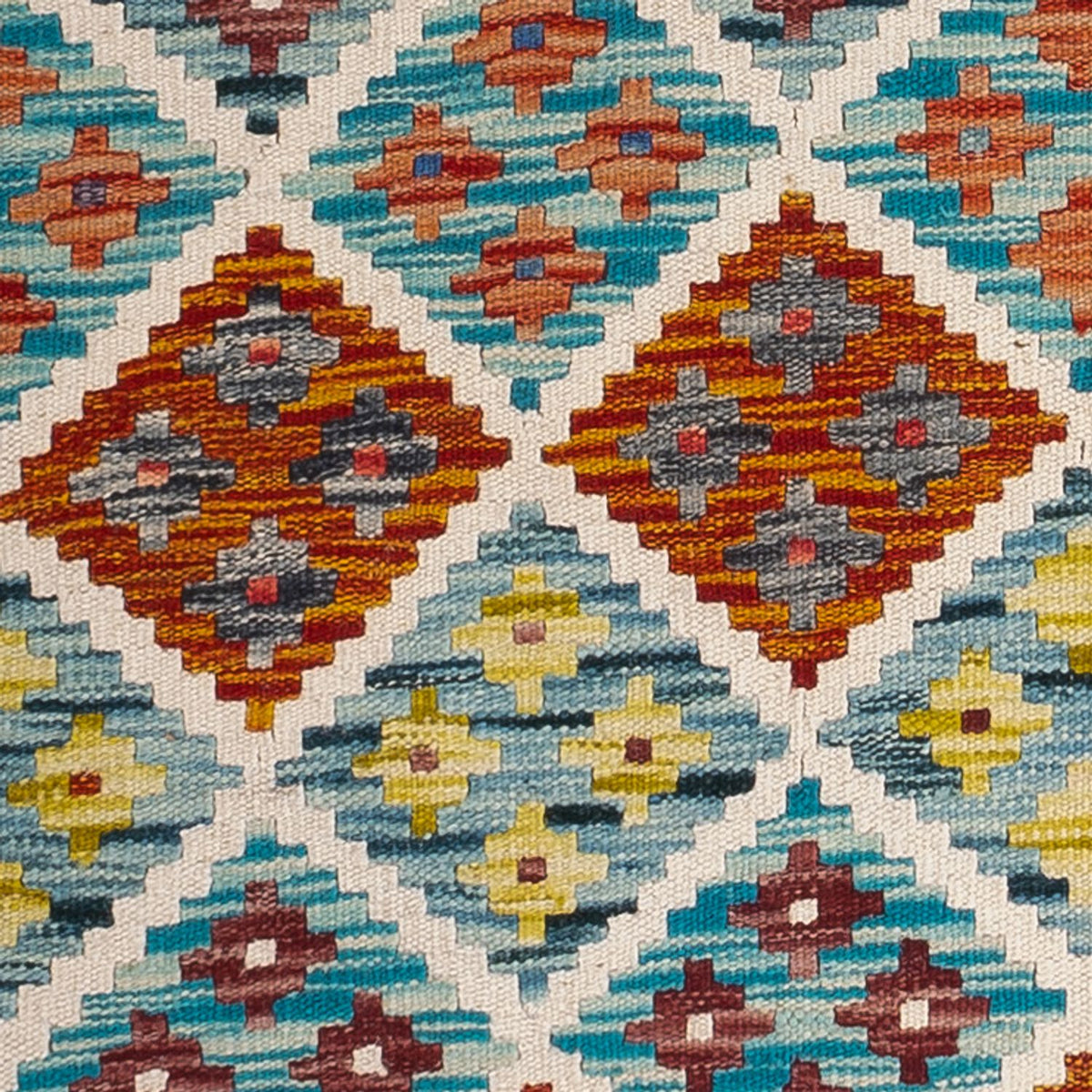 Läufer Kelim - Splash - 239 x 79 cm - mehrfarbig