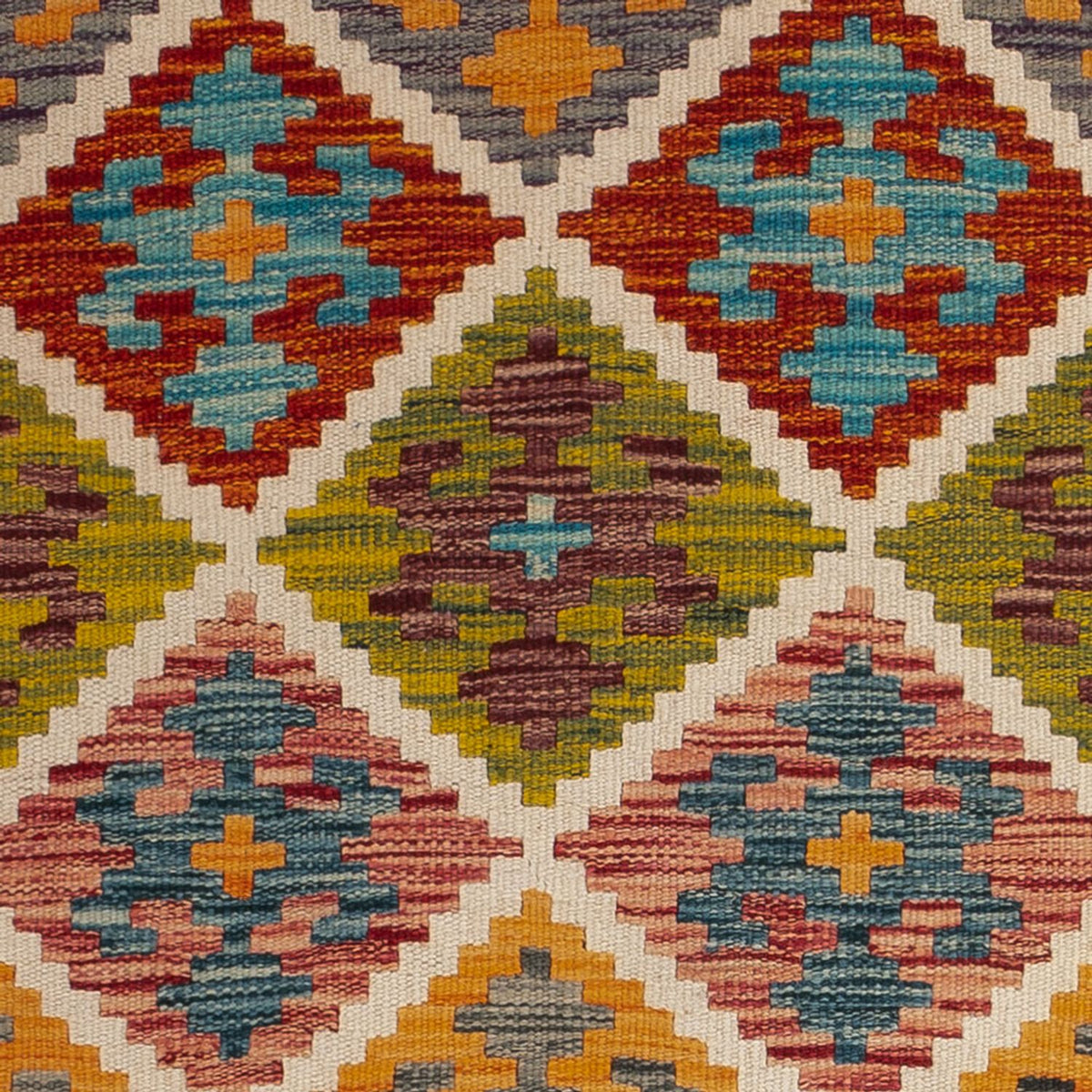 Kelim Teppich - Splash - 127 x 82 cm - mehrfarbig